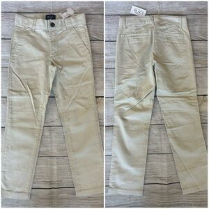NWT The Children's Place Beige Tan Khaki Chino Uniform Pants Boys Size 6